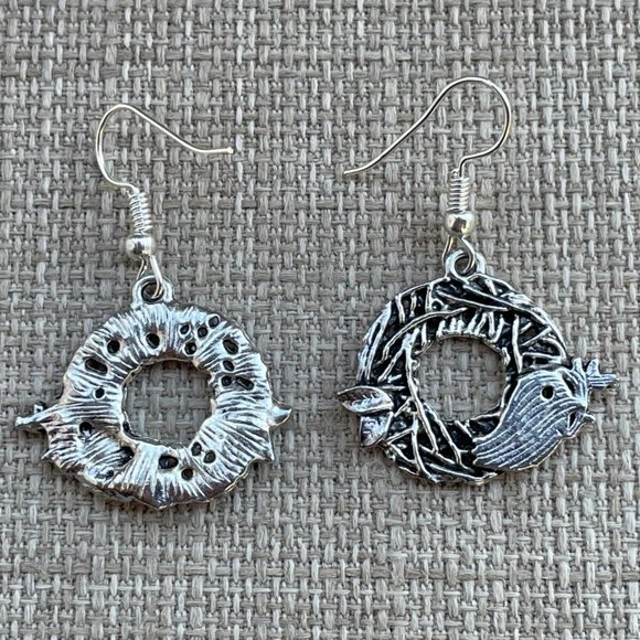 Women Earrings Silver Tone Fashion Jewelry Bird Earrings - Picture 6 of 11